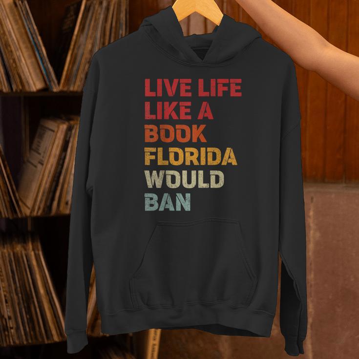 Live Life Like A Book Florida Would Ban Vintage Pride Month Unisex Hoodie Live Life Like A Book Florida Would Ban Vintage Pride Month Unisex Hoodie