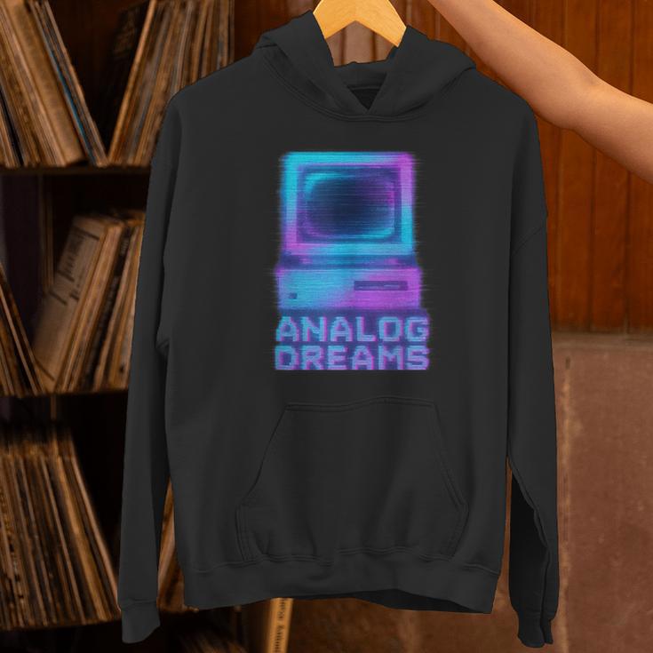 Lofi Reverie Analog Dreams Pixel 90s Desktop VHS Nostalgia Unisex Hoodie