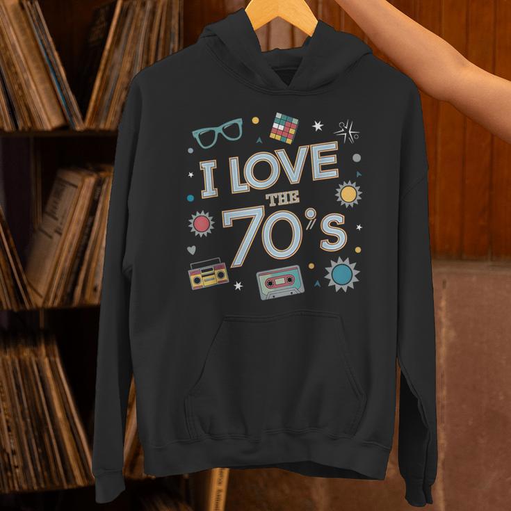 I Love The 70's Retro Nostalgia Unisex Hoodie