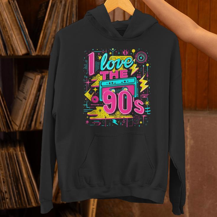 I Love The 90'S 90s Nostalgia Unisex Hoodie I Love The 90'S 90s Nostalgia Unisex Hoodie