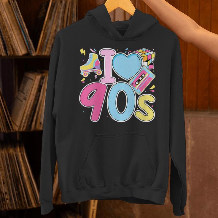 I Love 90's Retro Style Nostalgia Vibe 1990's Party Unisex Hoodie I Love 90's Retro Style Nostalgia Vibe 1990's Party Unisex Hoodie
