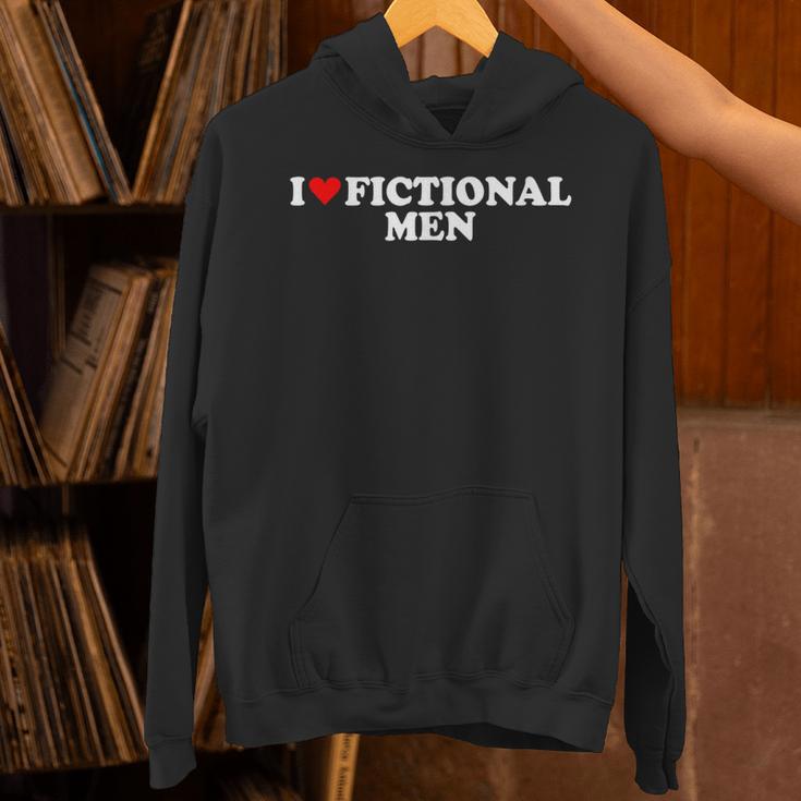 I Love Heart Fictional Men Simple Cute Reading Books Unisex Hoodie