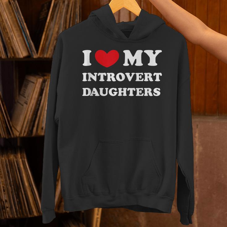 I Love My Introvert Daughters Heart My Introvert Daughters Unisex Hoodie I Love My Introvert Daughters Heart My Introvert Daughters Unisex Hoodie