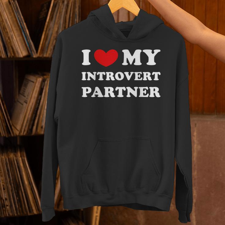I Love My Introvert Partner I Heart My Introvert Partner Unisex Hoodie I Love My Introvert Partner I Heart My Introvert Partner Unisex Hoodie
