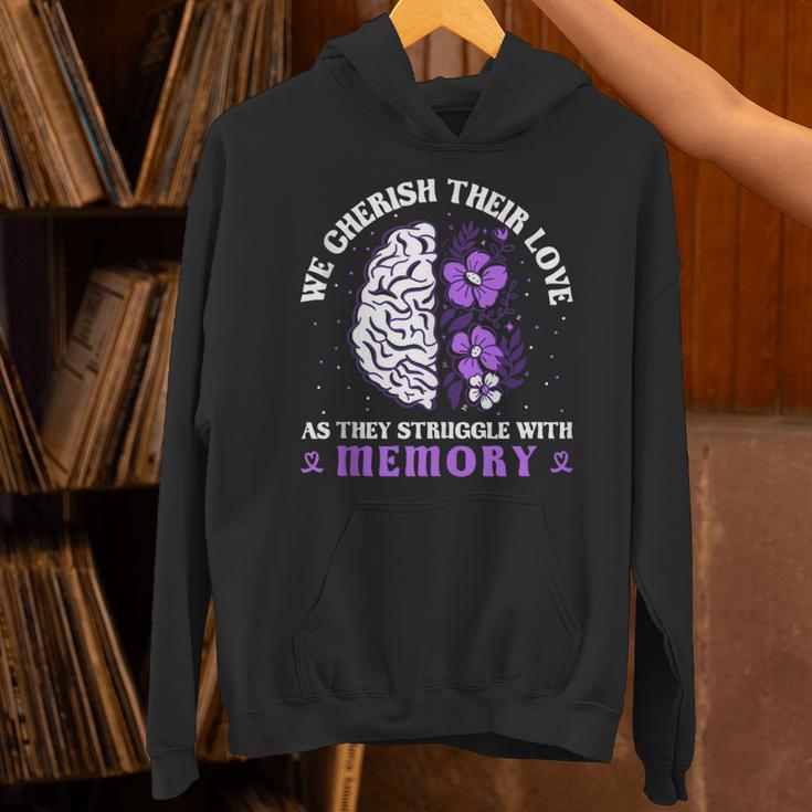 Love And Memory Floral Bain Inspirational Dementia Awareness Unisex Hoodie Love And Memory Floral Bain Inspirational Dementia Awareness Unisex Hoodie
