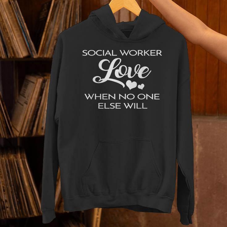 Love Social Worker Shirt Graduation MSW Tee Unisex Hoodie