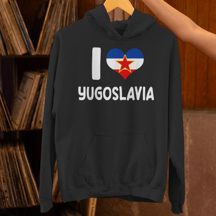 I Love Yugoslavia Proud Yugoslav Nostalgia Saying Unisex Hoodie