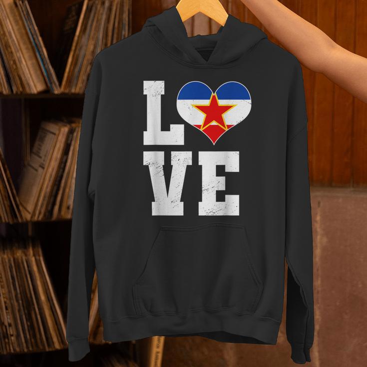 Love Yugoslavia Proud Yugoslav Nostalgia Unisex Hoodie Love Yugoslavia Proud Yugoslav Nostalgia Unisex Hoodie