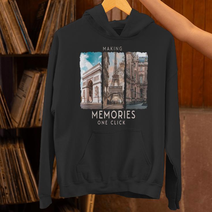 Making Memories In Paris Photo Nostalgia Travel Humor Unisex Hoodie Making Memories In Paris Photo Nostalgia Travel Humor Unisex Hoodie