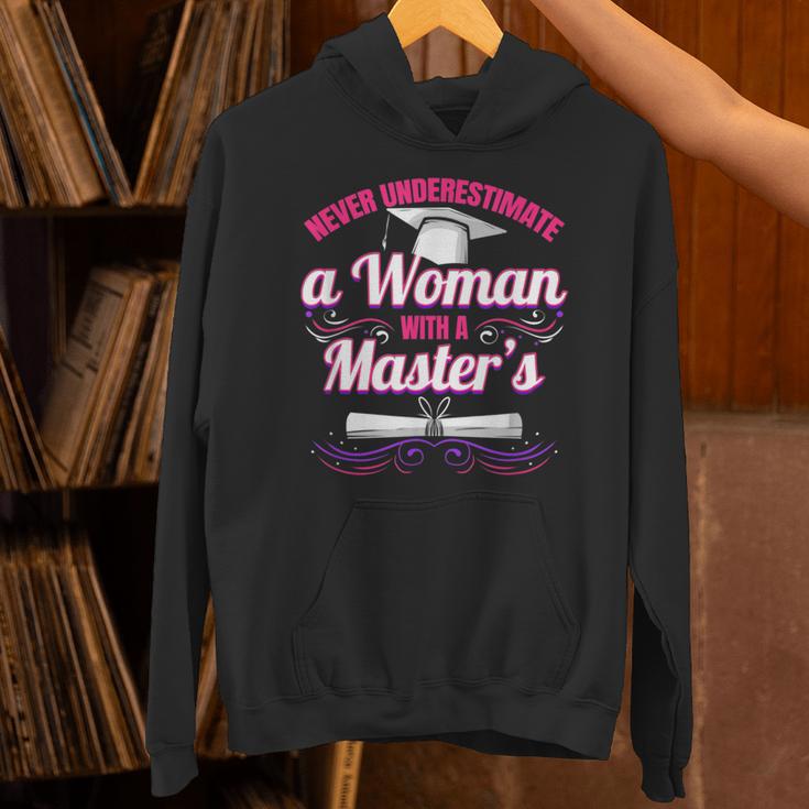 Master University Degree Master Graduation Party Girl Unisex Hoodie