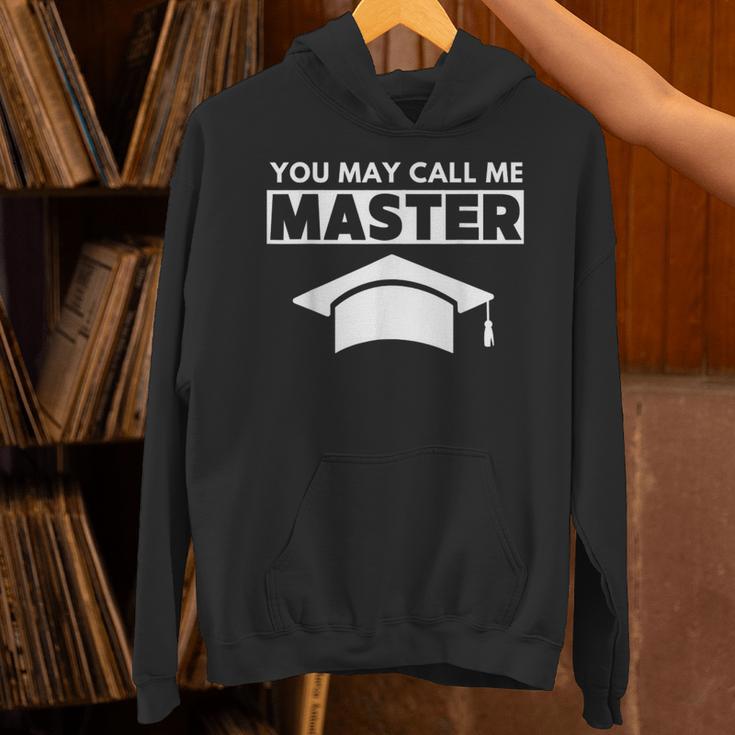 Masters Degree MBA Graduation You May Call Me Master T-Shirt Unisex Hoodie