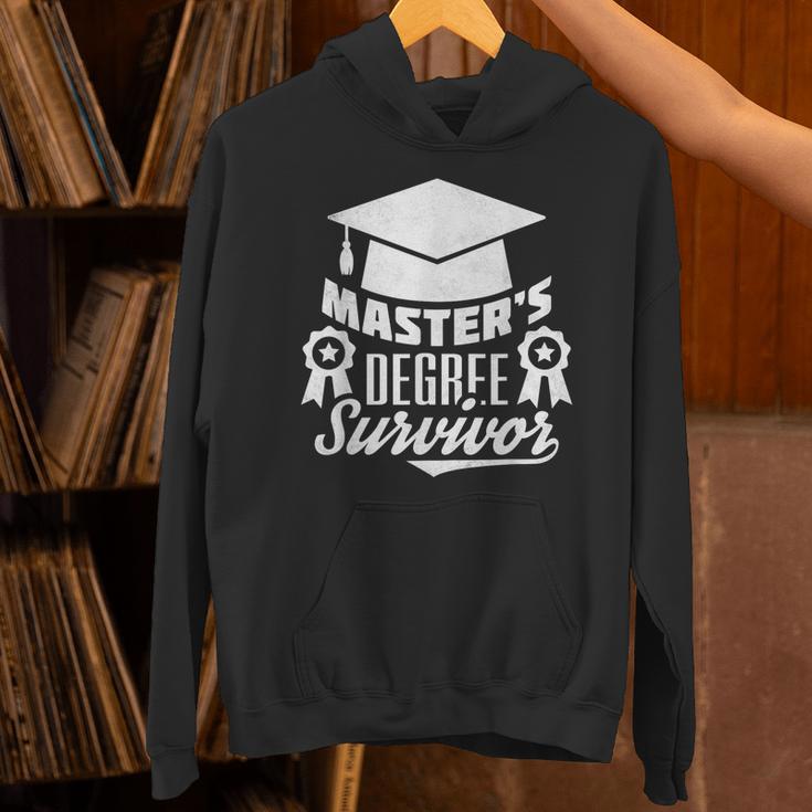 Master's Degree Survivor College Graduation Unisex Hoodie