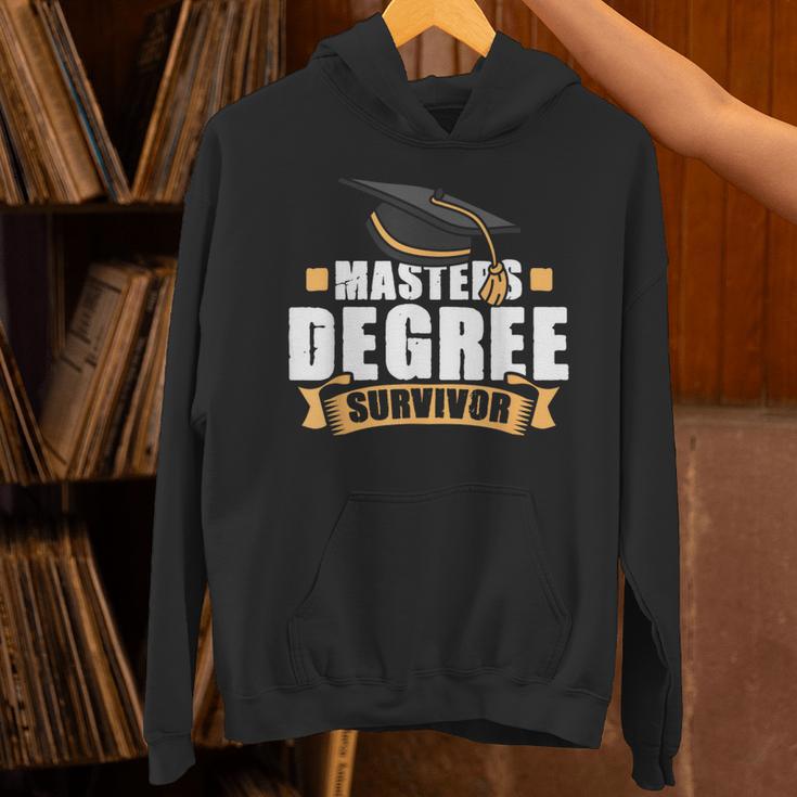 Masters Degree Survivor Graduation For MBA Graduate Unisex Hoodie