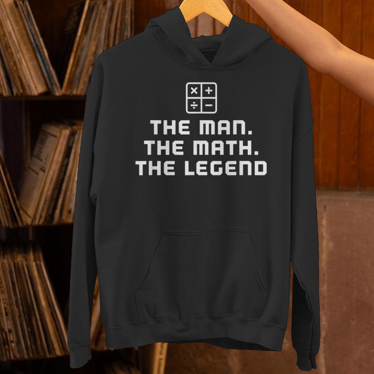 Math Teacher Shirts The Legend Graduation Retirement Unisex Hoodie