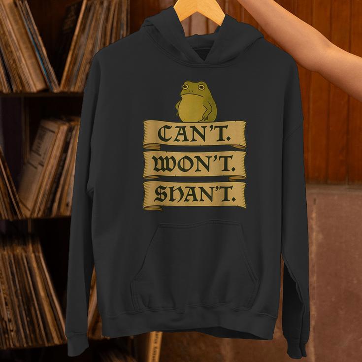 Medieval Frog Meme Sarcastic Introvert Humor Fantasy Unisex Hoodie Medieval Frog Meme Sarcastic Introvert Humor Fantasy Unisex Hoodie