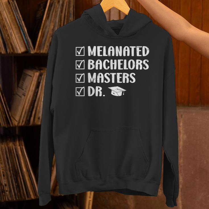 MELANATED BACHELORS MASTERS DR Doctor Graduation Unisex Hoodie