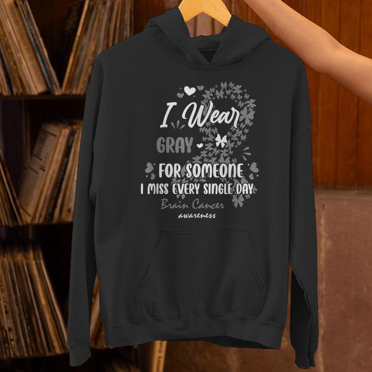 In Memory Brain Cancer Angel Family Support I Wear Grey Unisex Hoodie In Memory Brain Cancer Angel Family Support I Wear Grey Unisex Hoodie