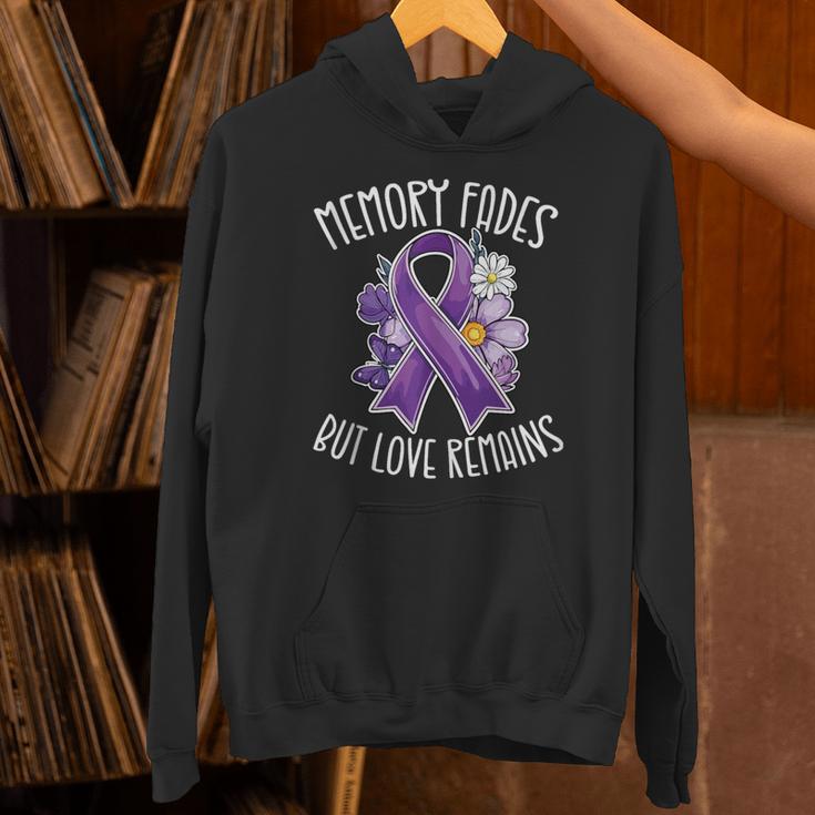 Memory Fades But Love Remains Dementia Awareness Unisex Hoodie Memory Fades But Love Remains Dementia Awareness Unisex Hoodie