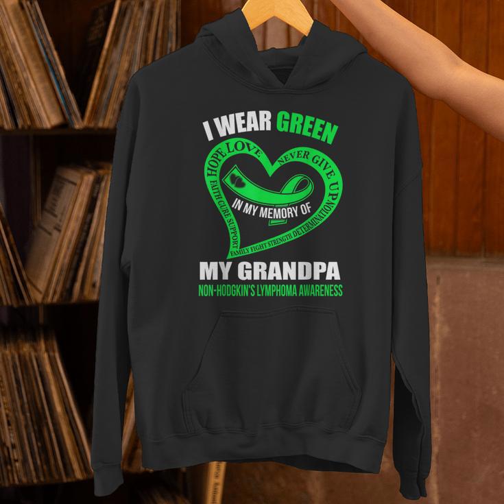 In My Memory Of My Grandpa NON-HODGKIN'S LYMPHOMA AWARENESS Unisex Hoodie In My Memory Of My Grandpa NON-HODGKIN'S LYMPHOMA AWARENESS Unisex Hoodie