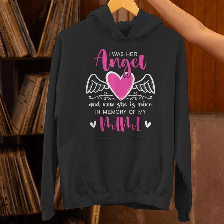 Memory Of My Mimi I Was Her Angel Now She Is Mine Heaven Unisex Hoodie Memory Of My Mimi I Was Her Angel Now She Is Mine Heaven Unisex Hoodie