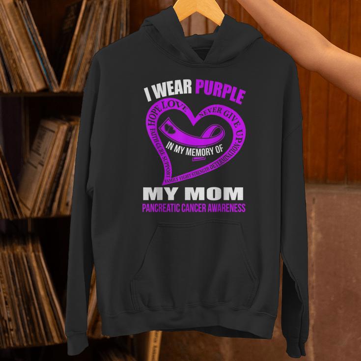 In My Memory Of My Mom PANCREATIC CANCER AWARENESS Unisex Hoodie In My Memory Of My Mom PANCREATIC CANCER AWARENESS Unisex Hoodie