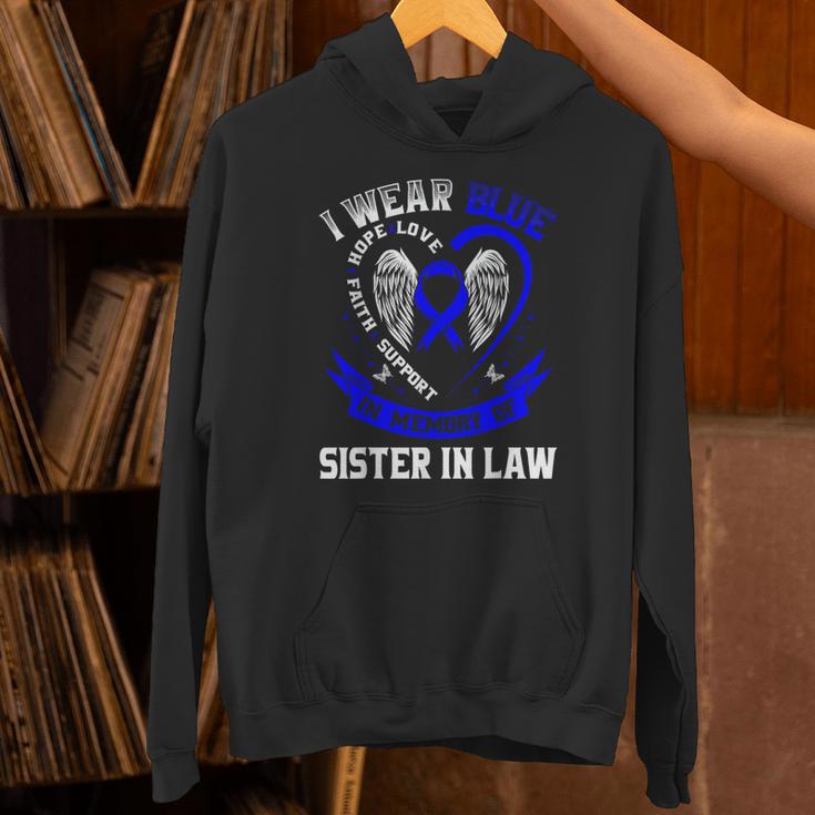 In Memory Of Sister In Law Colon Cancer Awareness Shirts Unisex Hoodie In Memory Of Sister In Law Colon Cancer Awareness Shirts Unisex Hoodie