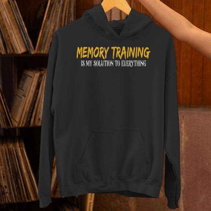 Memory Training Is My Solution To Everything Unisex Hoodie Memory Training Is My Solution To Everything Unisex Hoodie