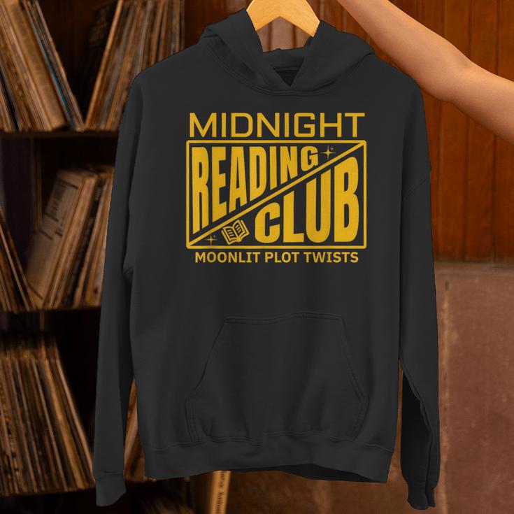 Midnight Reading Club Night Owl Book Readers Unisex Hoodie Midnight Reading Club Night Owl Book Readers Unisex Hoodie