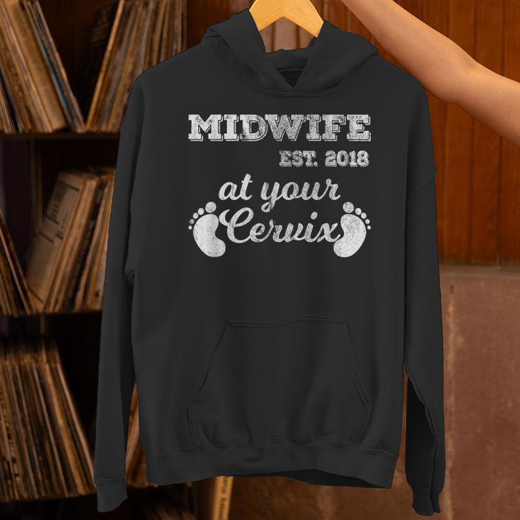 Midwife Est 2018 At Your Cervix Graduation Unisex Hoodie