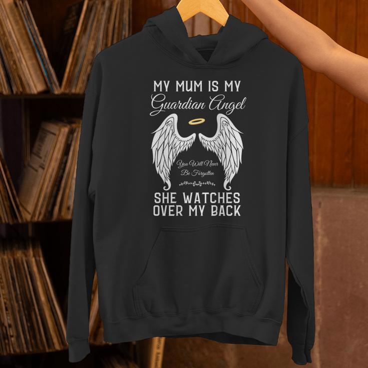 My Mum Is My Guardian Angel In Heaven Memorial Memory Miss Unisex Hoodie My Mum Is My Guardian Angel In Heaven Memorial Memory Miss Unisex Hoodie
