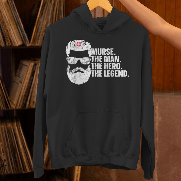 Murse Male Nurse Student Man Nurses Murse RN Graduation Week Unisex Hoodie