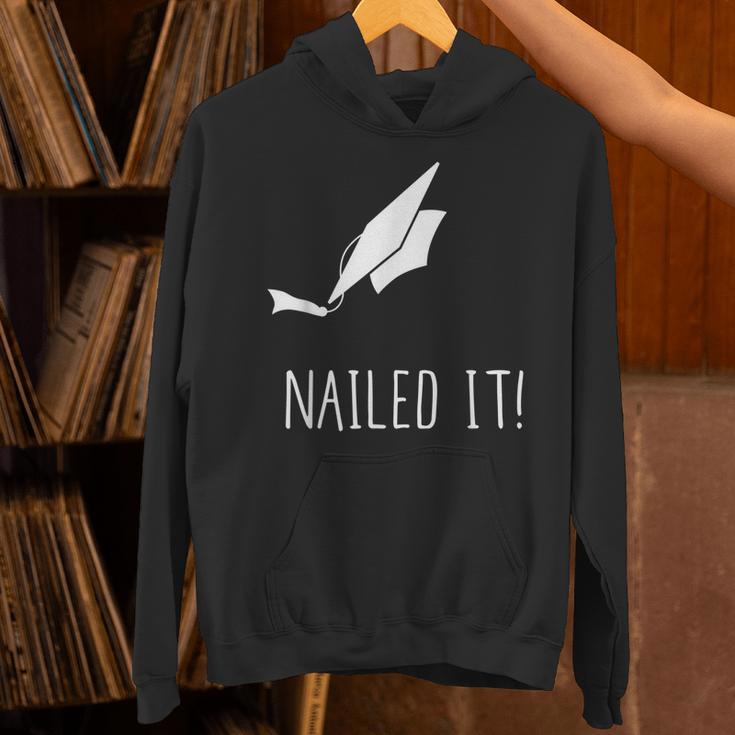 Nailed It Shirt Cute Graduation Grad Cap Unisex Hoodie