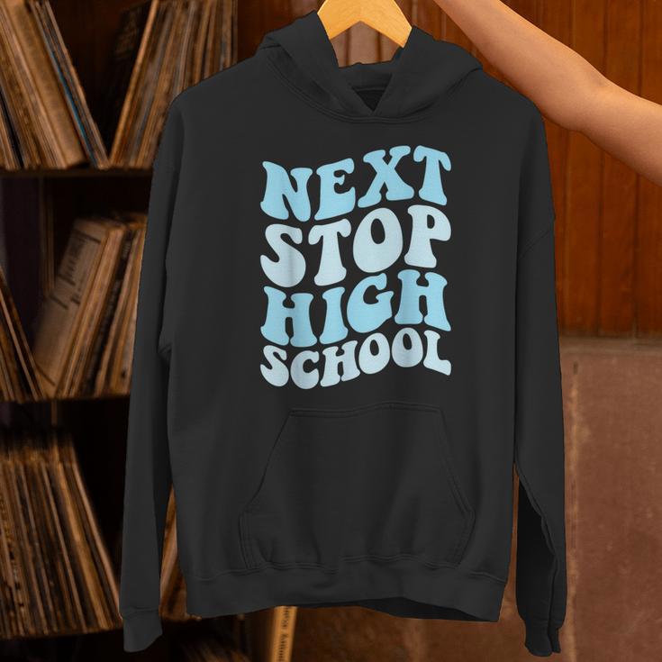 Next Stop High School Elementary School Graduation 2025 Unisex Hoodie