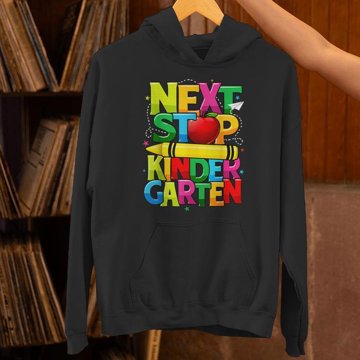 Next Stop Kindergarten Preschool Graduation 2023 Boys Girls Unisex Hoodie