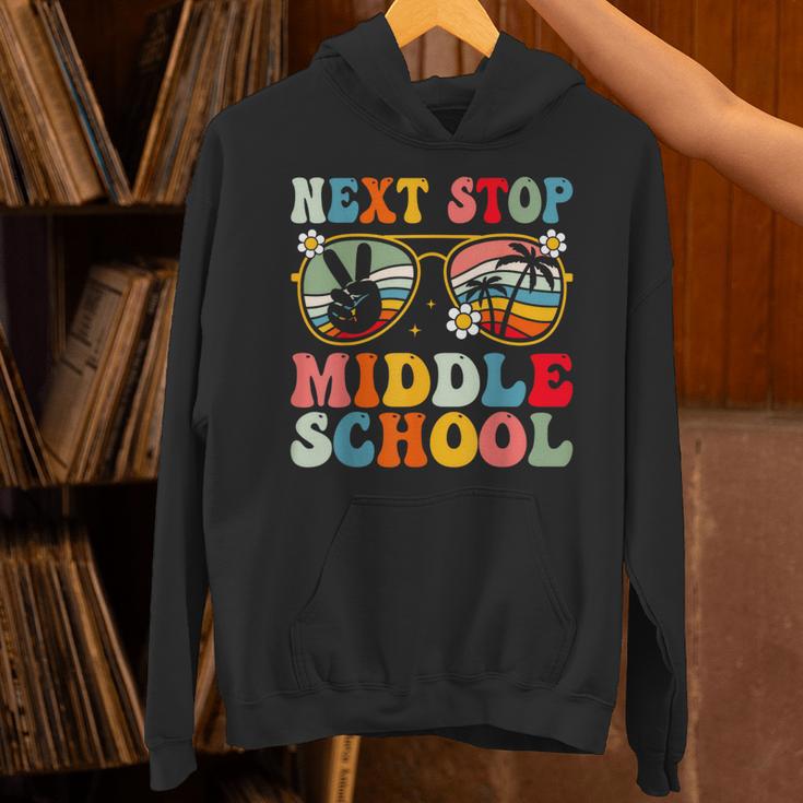 Next Stop Middle School Elementary School Graduation 2025 Unisex Hoodie