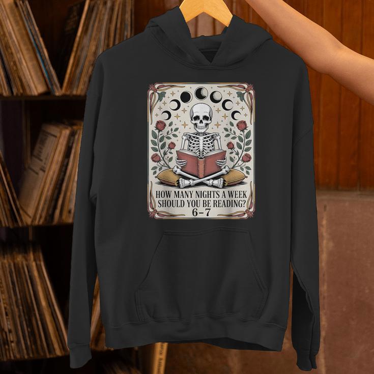 How Many Nights Reading Meme 6 7 Book Lover Unisex Hoodie