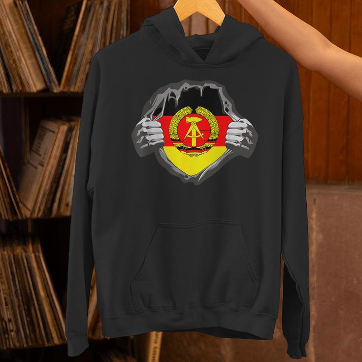 Nostalgia Chest Flag GDR Unisex Hoodie
