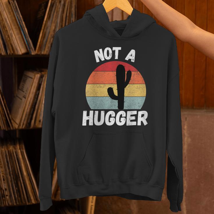 Not A Hugger Cactus Introvert Antisocial Unisex Hoodie