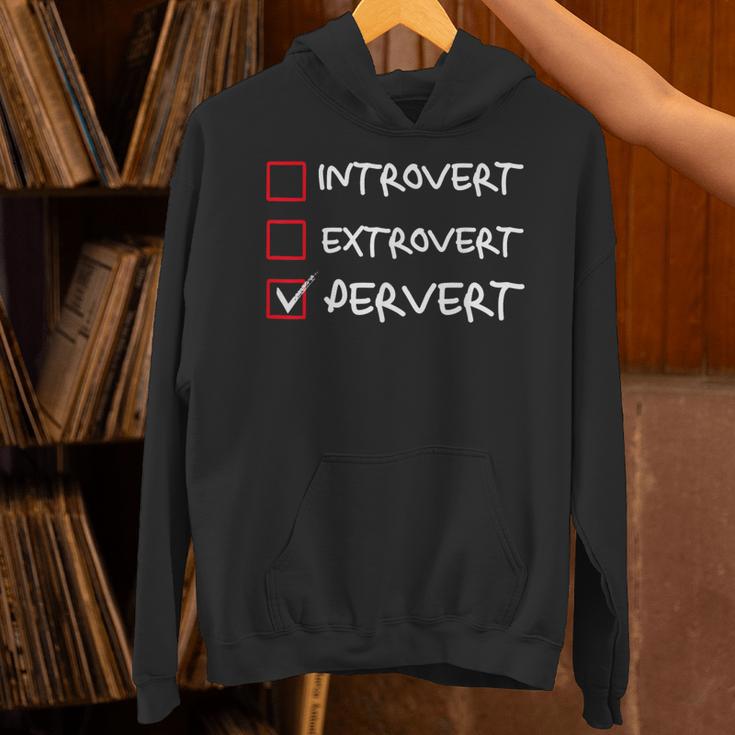 Not Introvert Not Extrovert Pervert Visual Joke Ambivert Unisex Hoodie Not Introvert Not Extrovert Pervert Visual Joke Ambivert Unisex Hoodie