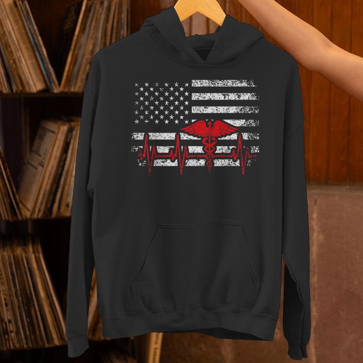 Nurse 2018 American Flag Tee Nursing School Graduation Unisex Hoodie