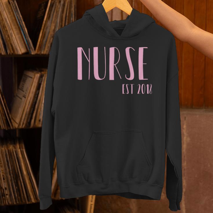Nurse Est 2018 New Nurse Graduation Shirt Unisex Hoodie