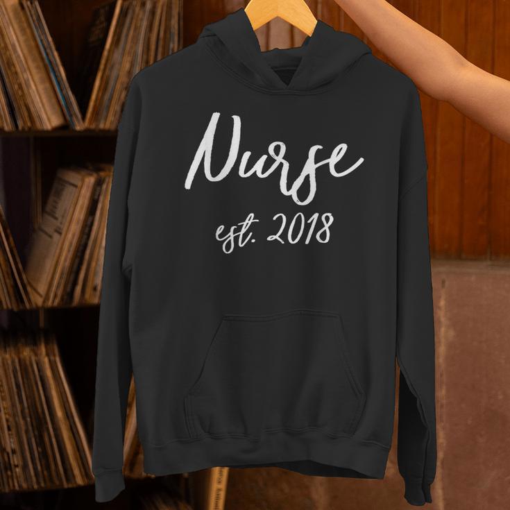 NURSE EST 2018 New Nursing School Graduation Shirt Unisex Hoodie