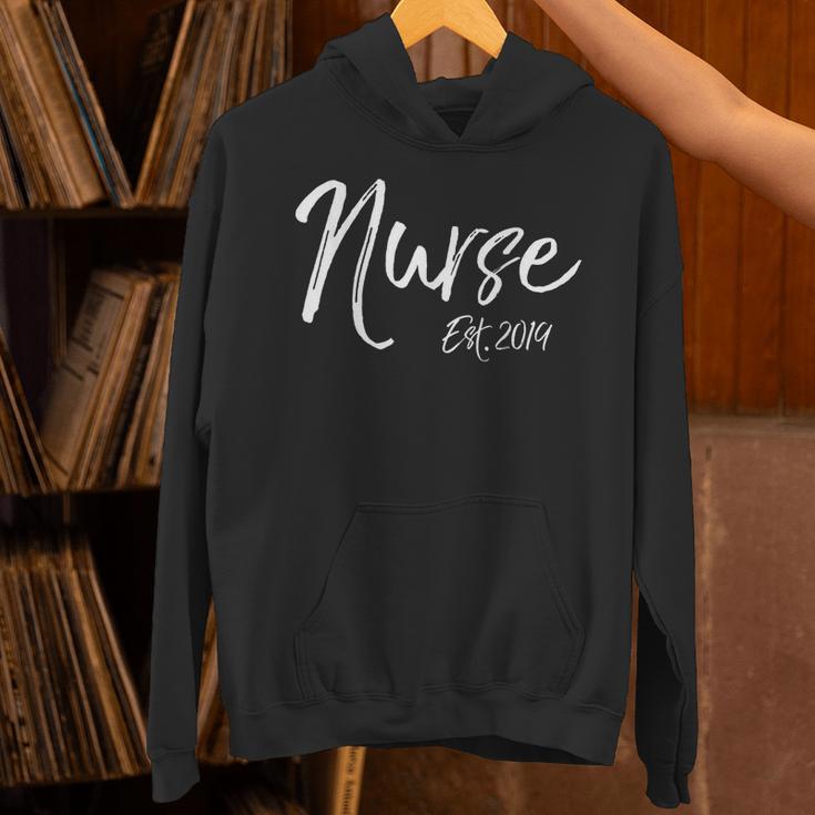 Nurse Est 2019 Shirt Women Nursing School Graduation Unisex Hoodie