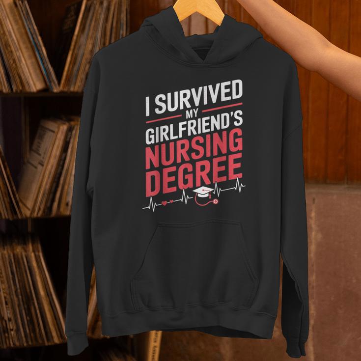 Nurse Graduation I Survived My Girlfriends Nursing Degree Unisex Hoodie