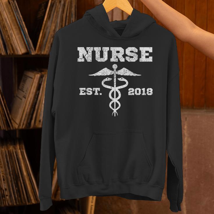 Nurse Nursing GraduationShirt Nurse Est 2018 Unisex Hoodie