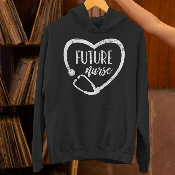 Nurse Nursing Student Graduation Stethoscope Vintage Unisex Hoodie