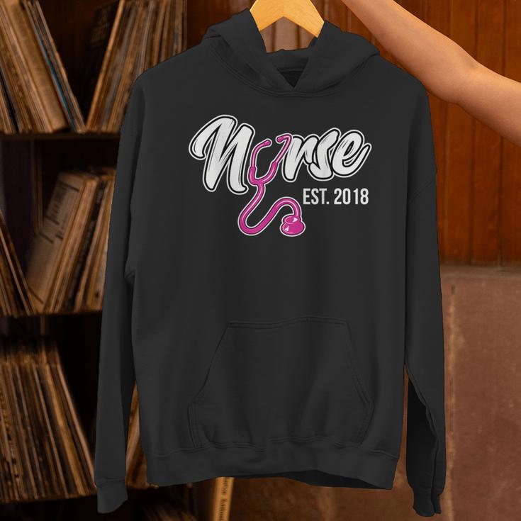 Nursing Graduation Nurse Est 2018 T-Shirt Unisex Hoodie