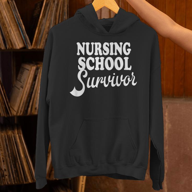 Nursing School Survivor Nurse Graduation Medical T-Shirt Unisex Hoodie