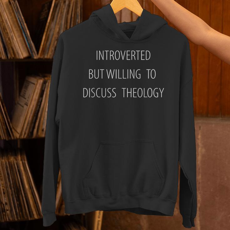 Theology Introvert Reformed Christian Bible Scripture Unisex Hoodie Theology Introvert Reformed Christian Bible Scripture Unisex Hoodie