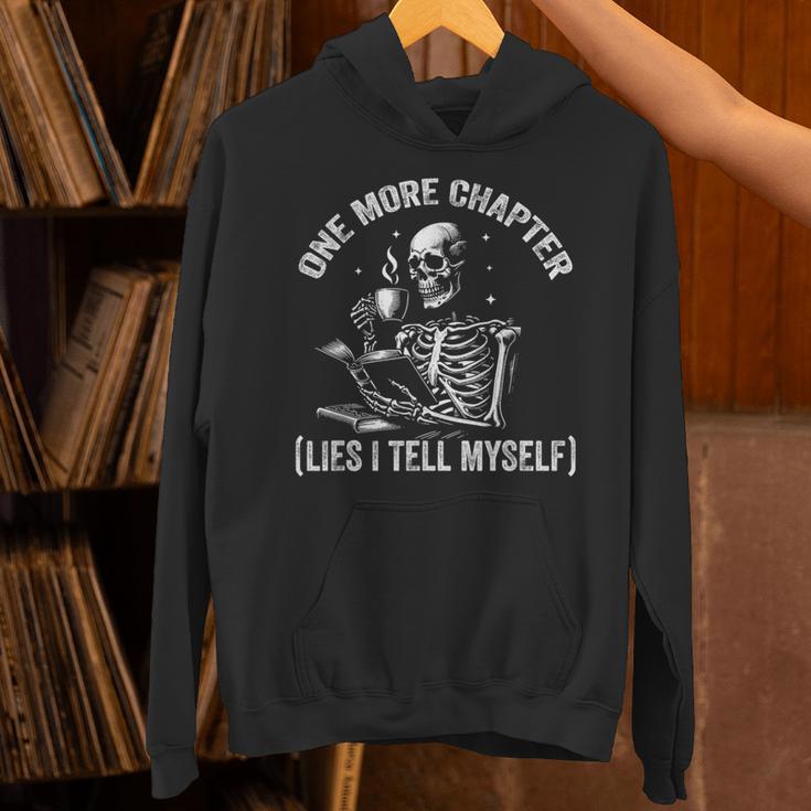One More Chapter Skeleton Reading Book Lover Bookworm Unisex Hoodie One More Chapter Skeleton Reading Book Lover Bookworm Unisex Hoodie